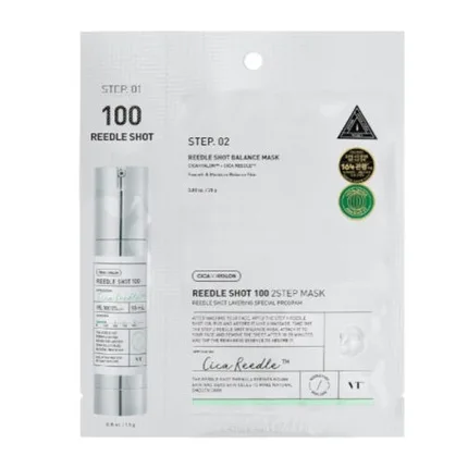 VT Cosmetics Reedle Shot 100 2-Step Face Mask 25g