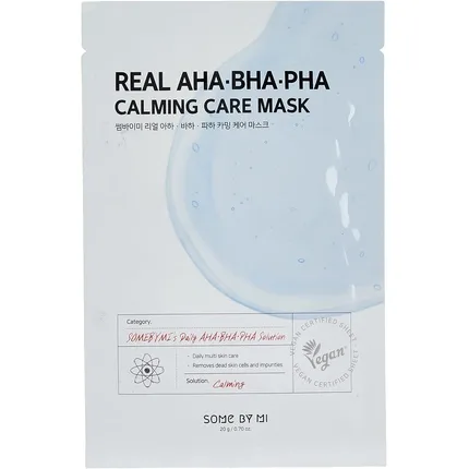Some By Mi Real AHA, BHA, PHA Calming Care Sheet Mask 20g