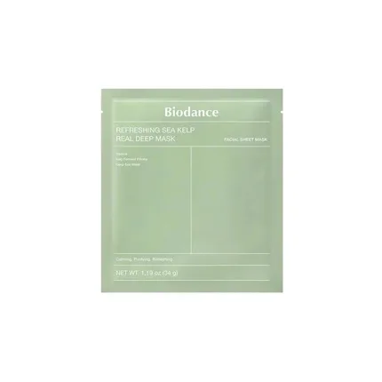 Biodance Refreshing Sea Kelp Real Deep Mask - 1 x 34g